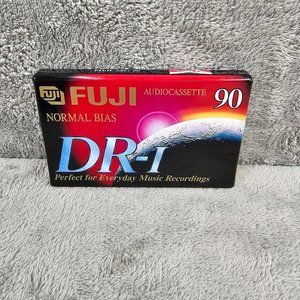 FUJI DR-I Normal Bias 90 Min Blank Audio Cassette Tape Type I, Brand New Sealed